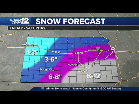 Winter storm targets Kansas this weekend