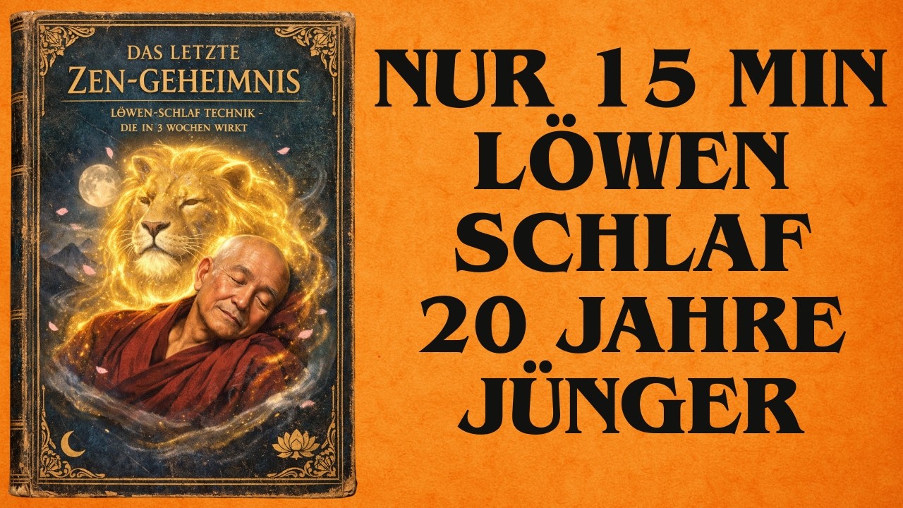 Letztes Zen-Geheimnis: Löwen-Schlaf-Technik, die dich um 20 Jahre verjüngt (Hörbuch)