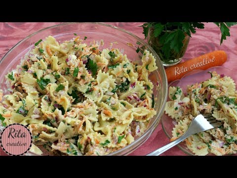 SAŁATKA Z TUŃCZYKIEM I MAKARONEM 🐟 | rita creative