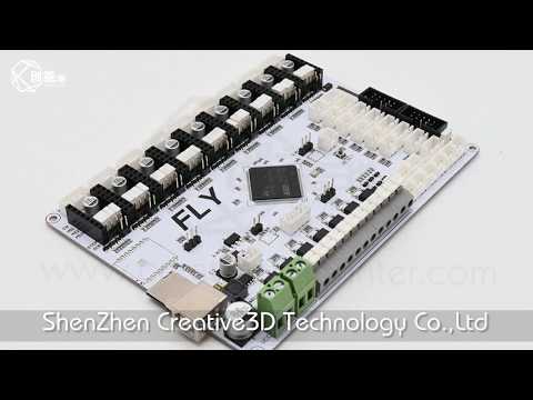 Creativity Marlin 2.0 32-bit ARM Cortex-M4,6 color extruder motherboard program test for 3D printer