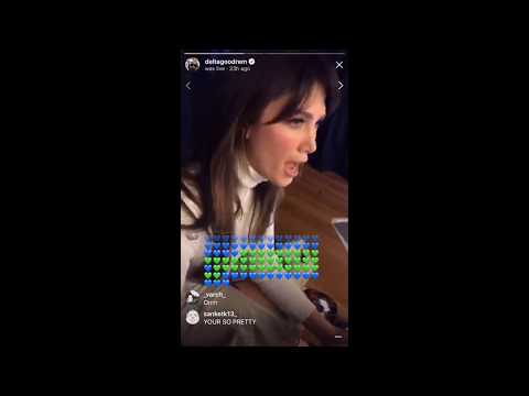 Delta Goodrem on Instagram Live - 11th May 2018