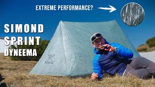 Absolut kompromisslos und grenzwertig - das Simond Sprint Dyneema Zelt im Praxistest