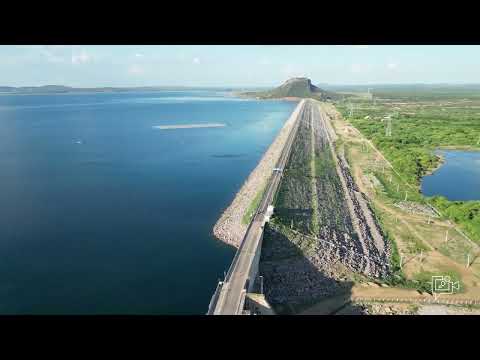 Barragem de Sobradinho, localizada no norte da Bahia