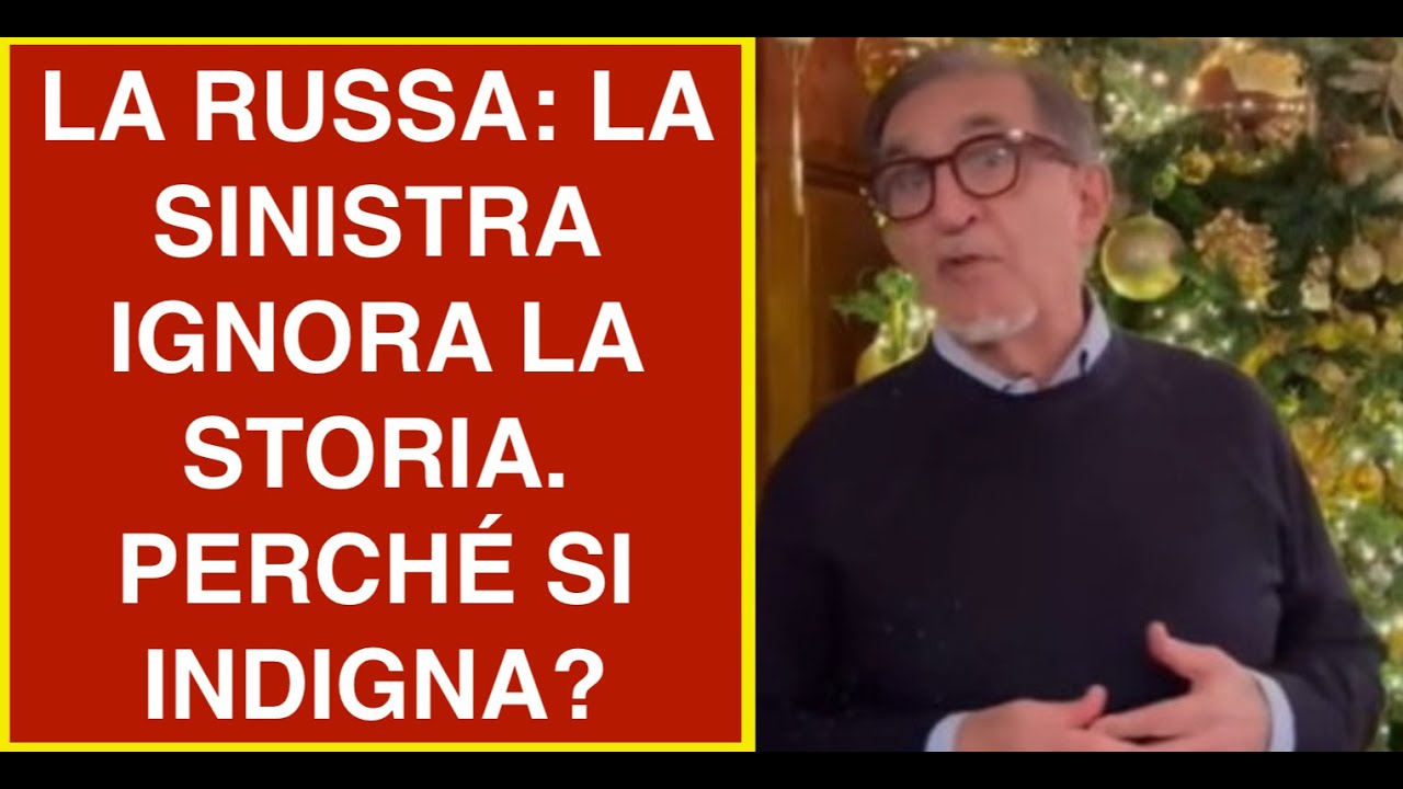 LA RUSSA: LA SINISTRA IGNORA LA STORIA. PERCHÉ SI INDIGNA?
