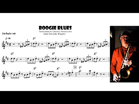 Boogie Blues - Ian Boyter (tenor sax transcription)