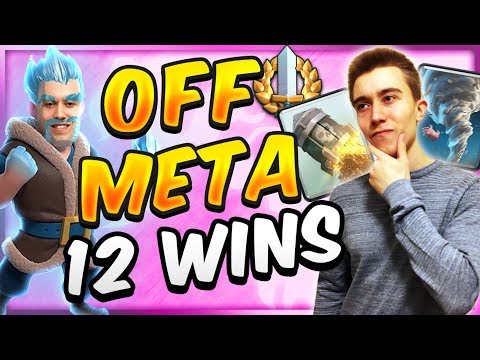INSANE! OFF-META 12 WIN DECK! New Miner Poison Deck — Clash Royale