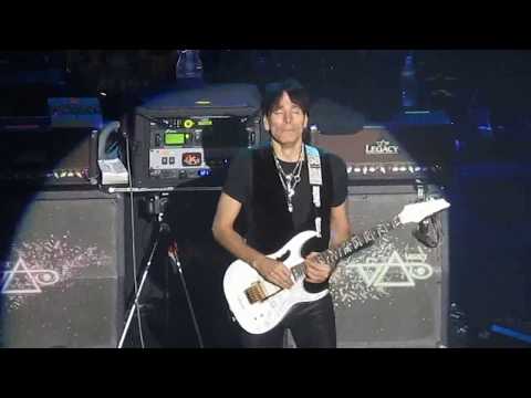 23. Steve Vai with John Petrucci of Dream Theater. The audiences is listening. Nov.14, 2016