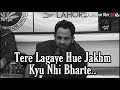 Tere Lagaye Zakhm Kyu Nahi Bharte...| Tehzeeb Hafi | best Poetry | Mushaira | WhatsApp Status video