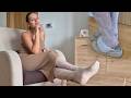 Cozy Home Outfit Tights UGG Slippers