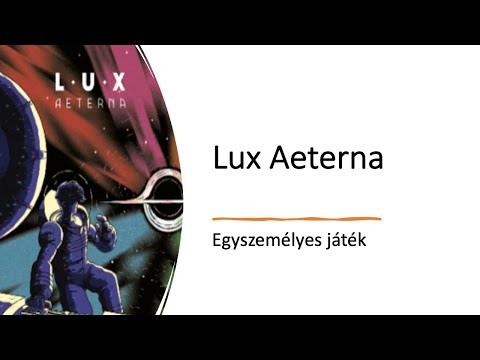 Lux Aeterna - Egyszemélyes játék - Robert SoloPlay