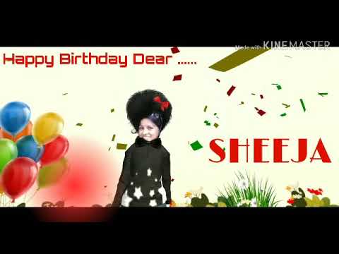 Happy Birthday Dear Sheeja..