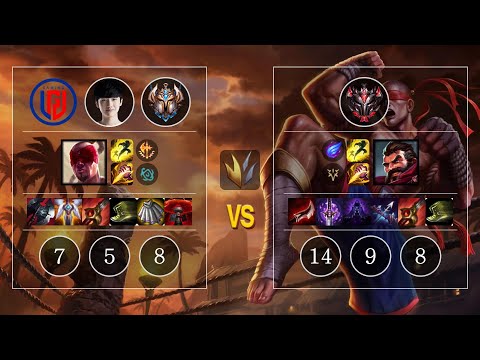 LGD Peanut Lee Sin vs Graves Jungle - KR Challenger Patch 10.11