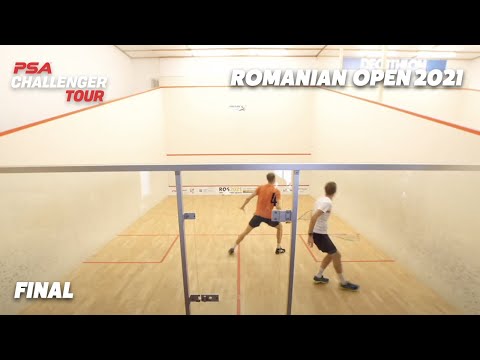 LIVE SQUASH: Romanian Open 2021 - Final - Balazs v Smith
