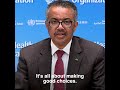 Dr Tedros Talks About The Role Of Each Individual In Stopping COVID 19 From Spreading