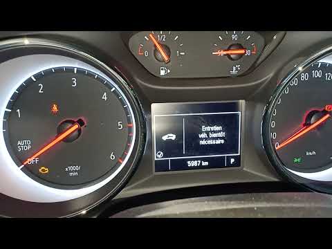 Service vidange opel Astra 2019