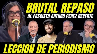 REVIENTAN A ARTURO PÉREZ REVERTE POR FASCISTA "BRUTAL REPASO DE ÀNGELS BARCELÓ
