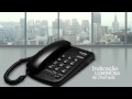 Telefone com fio Barato, Elgin TCF2000 para mesa ou parede - Preto