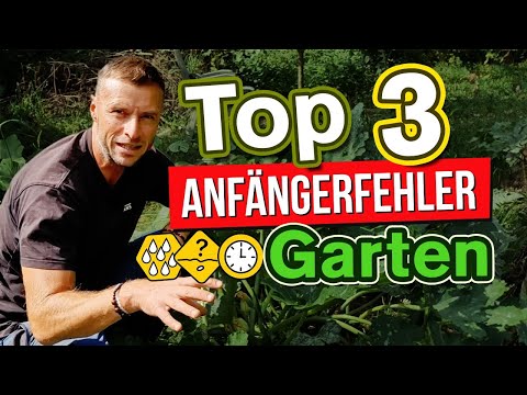 Diese 3 Fehler machen fast ALLE Gartenanfänger!