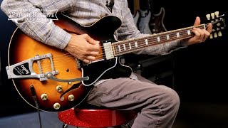 Video thumbnail for Gibson Limited Run VOS ES-335 Semi-Hollow Electric Guitar w/ Anchor Stud Bigsby by Musician's Friend