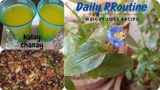 Black chanay healthy and weight loss recipe!! Daily routine!!