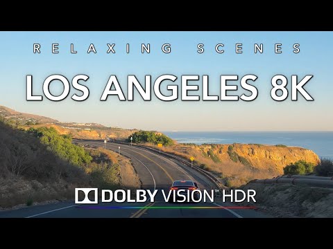 Driving Los Angeles Coast in 8K Dolby Vision HDR - Malibu to Huntington Beach
