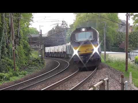 68017/68004 with 68003/68016 dit 6k73 Sellafield - Crewe flasks, 7th May 2019