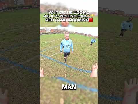 DID HE DESERVE RED?🟥 #povfootball #goprofootball #soccer #footballhumor #football #footballshorts
