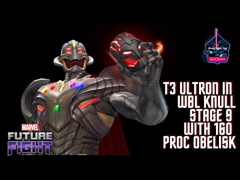 Infinity Ultron Showcase in WBL Knull Stage 9 With Obelisk | 6% Pierce | Marvel Future Fight