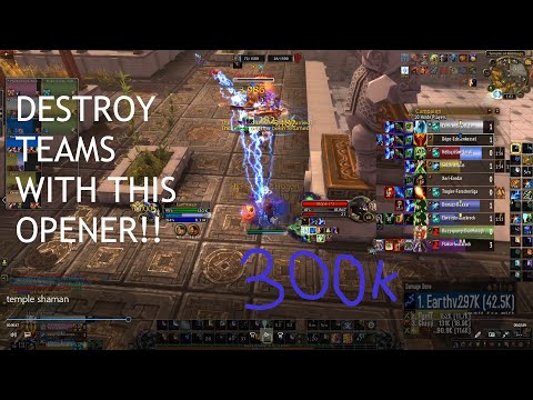 9.2 Night Fae Elemental Shaman Chain Lightning One-Shot Burst Guide.  Do 300k+ openers!!