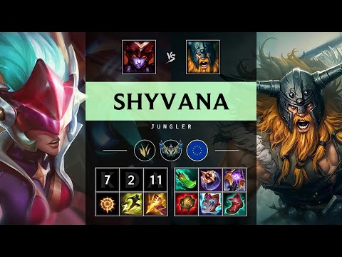 Shyvana Jungle vs Olaf - EUW Challenger Patch 25.12