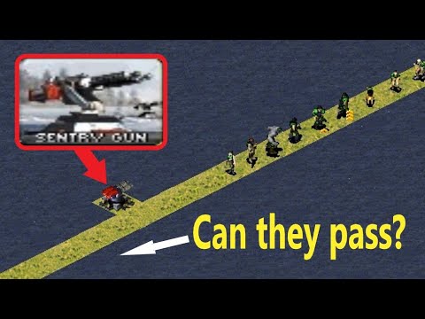 Can Infantry pass Sentry Gun? - Red Alert 2