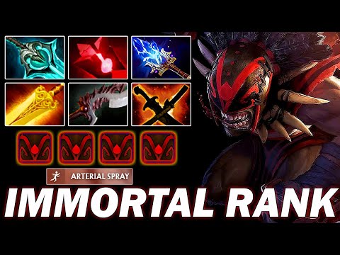Immortal Rank Bloodseeker: Dominating 25 Kills | Dota 2 IMMORTAL RANK!