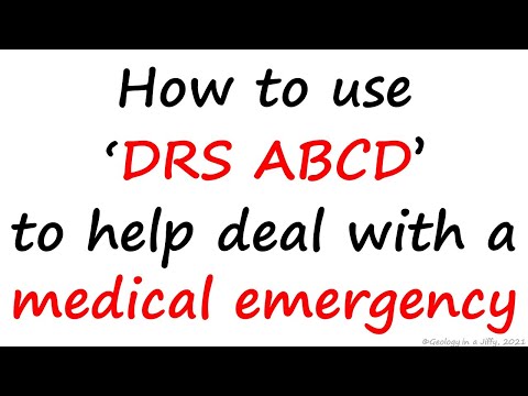 DRSABCD - an action plan to help deal with a medical emergency