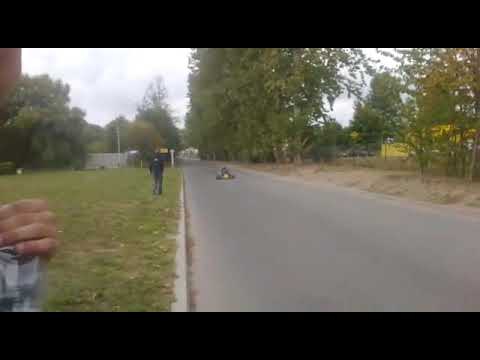 Gokart v-max TM racing 125" 2t top speed karting fire !!!