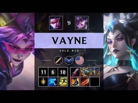Vayne Mid vs Syndra - NA Diamond Patch 25.21