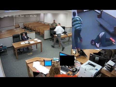 A Washington judge chased escaping inmates