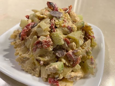 Greek Tzatziki Pasta Salad