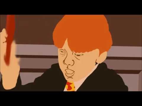 Animated Harry Potter scene: Wingardium Leviosa