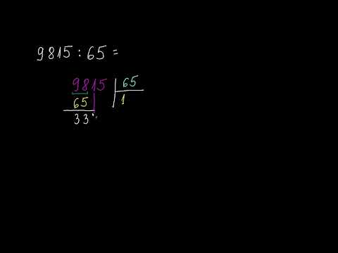 Împărțirea unui număr mare la un număr de două cifre | Khan Academy