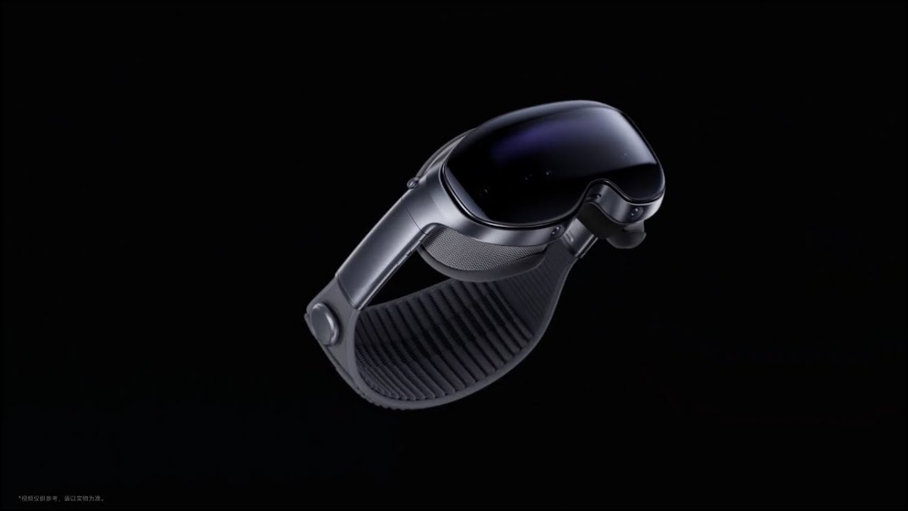 Close-up of the Vivo Vision headset emphasizing its lightweight split design