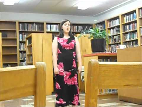 Jody Schares singing Per Non Penar