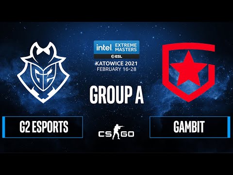 CS:GO - Gambit vs. G2 Esports [Dust2] Map 2 - IEM Katowice 2021 - Group A
