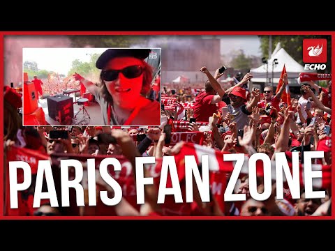 Liverpool Fans & Jamie Webster Party in Paris Fanzone before UCL Final