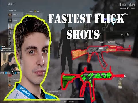 BEST PUBG - SHROUD FASTEST FLICK SHOTS - Highlights