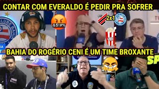 REAÇÕES TORCEDORES do BAHIA PUTASSOS COM EVERALDO PERDENDO PÊNALTI l FURACÃO 2X1 BAHIA
