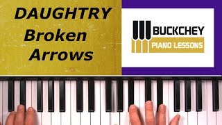 How To Play Broken Arrows On Piano By Daughtry