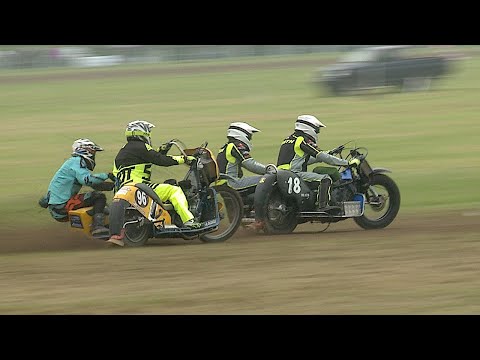 HOT HEAT 1 - 2021 BRITISH MASTERS QUALIFIER GRASSTRACK - LH SIDECARS