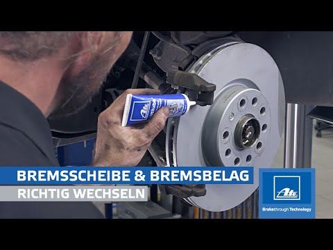 How to change ATE brake disc and brake pad correctly – Instructions