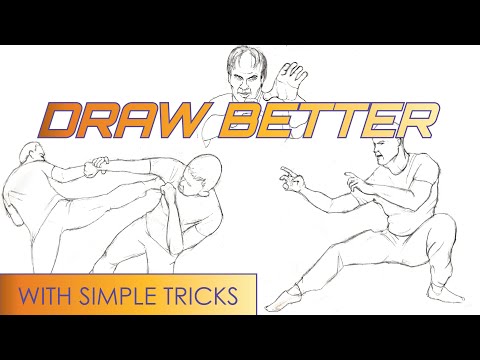 Drawing People Day 12: Draw Faster Using Simple Visual Tricks