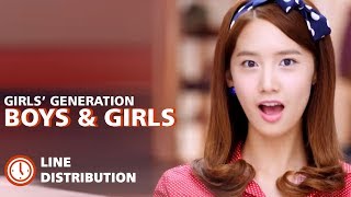 Girls&#39; Generation (소녀시대) - &#39;Boys &amp; Girls (Feat. Key Of Shinee)&#39; (Line Distribution)